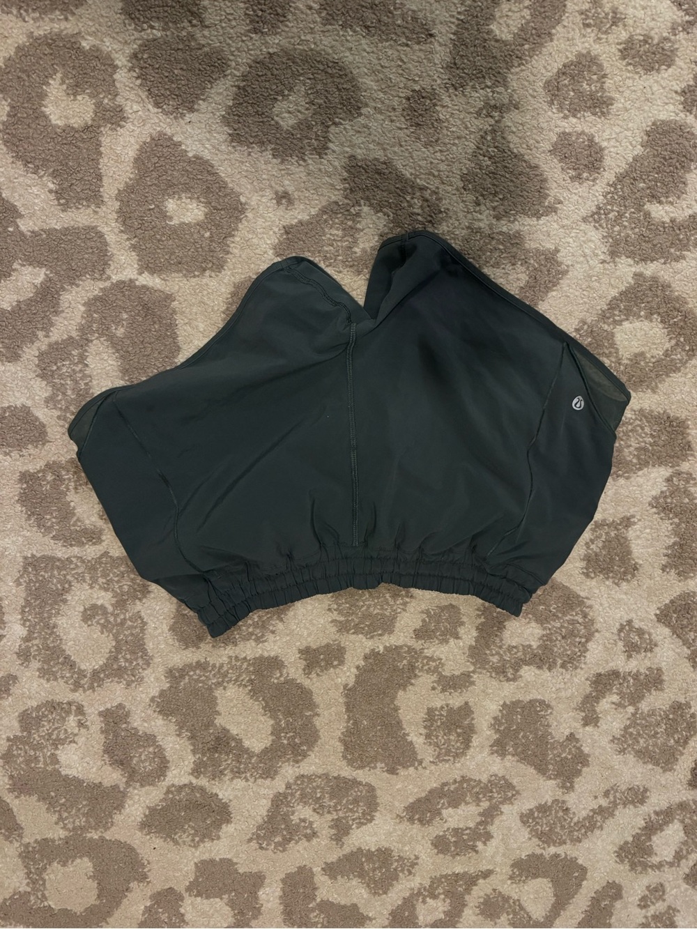 Forest Green Lululemon Athletic Hotty Hot shorts